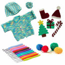 41 Pack Crochet Hooks Set,Knitting Accessories Tools with Case,Plastic + al