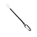 Retractable Fishing Lanyard Coil Style Tool Tether Key Holder With Snap Hook