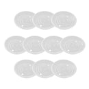 10-pack Clear Plant Pot Saucer Drip Trays Base Plate Dish 15cm Recyclable