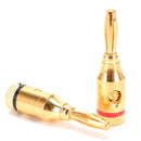 20Pcs 4mm Musical Audio Speaker Cable Wire Banana Plug Connector Plated Plug 3C