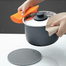 4 Pcs Premium Silicone Trivet Mat Heat Resistant Pot Holder Non-Slip Durable