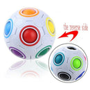 Creative Magic Spherical Speed Rainbow Puzzles Ball Football Kids Education K9G5