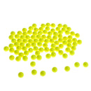 100pcs Fishing Floating Bobbers Drift Ball EVA Foam Indicator 8.3mm Yellow