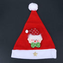 Christmas Santa Claus Pattern Party Christmas Hat Red Christmas Supplies