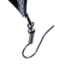 Women's fashion Alloy Dull Polish Spiral Drop Hook Dangle Eardrop Earrings
