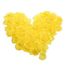 100pcs cloth Rose Petals Wedding Party Table Decorations Flowers (Yellow) S4B3
