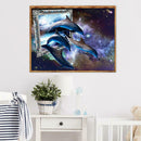 5D DIY Full Drill Diamond Painting Cross Stitch Embroidery Kit (Fish08)