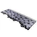 Halloween Lace Bat Spiderweb Lamp Shade Topper Curtains Swag Haunted House SWD