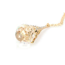 New Womens Paris Eiffel Tower Transparent Crystal Ball Pendant Long Necklace Kw