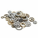 50g mechanical gear steampunk retro DIY handmade alloy jewelry accessories