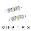 1 Set Car Interior Map Dome Light Lamps 12V 6000K White LED Bulb Car Accessories