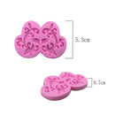 DIY Cake Border Silicone Mold Flower Vine Fondant Cake Decor Baking Mould SE