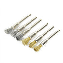 36Pcs Brass Steel Wire Brush Polishing Grinder Wheels Full Set for Rotation Tool