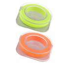 2pcs Fishing Rod Guides Fixing Line Eye Rings Wrapping Thread Orange,Yellow
