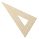 Super Durable Brass Speed Triangle Ruler Set Square Tools Carpenter Clear Ruler