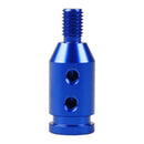 Aluminum Shift Knob Adapter for  Mini Non Threaded Shifters 10x1.5mm Blue