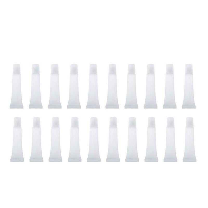 20pcs 8g Clear Empty Lip Gloss Balm Containers, Soft Lip Gloss Bottles Tubes