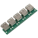 20pcs green metal USB 2.0 female head DIP 4p DIP adapter board 1.7 * 1.7 *  B8C4