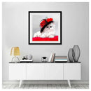 DIY 5D Diamond Painting Embroidery Cat wearing a hat Cross Stitch Tool Set