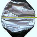 4Pcs Tire Cover Case Car Spare Tire Cover Storage Bags Carry Tote Polyester