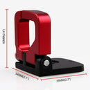 Universal Motorcycle Scooter Bicycle Helmet Holder Aluminum Alloy Bag Bottl