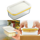 2 in 1 Butter Dish Butter Serving Tray with Lid /Container Box U9J5