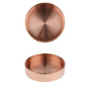 Storage Tray Multipurpose Copper Round Desk Metal Jewelry Organizers 10&14cm