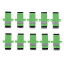10pcs sc apc simplex mode fiber optic adapter sc apc optical fiber coupler -Q