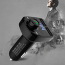 Dual USB Adaptive Fast Charging Rapid Car Charger FM Transmitter MP3 Receiver