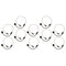10 Pieces Novelty Black Headset Mic Microphone Toys Men Women Fancy Dress Party