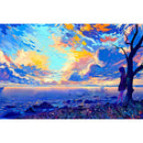 1000 Pieces Girl and Sea Jigsaw DIY Puzzles Educational Toys for Kids Gift