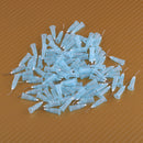100Pcs 25G 0.55mm  Dental Pre Bent Needle Flow Tip Dental Dispensing Irrigation