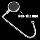 6pcs Zinc Alloy Metal Hooks Table Straight Hook Bag Stocks Hanger Universal