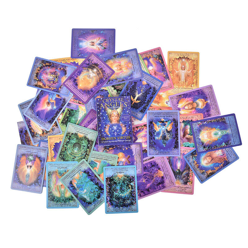 Crystal Angel Oracle Cards Durable Fashionable Tarot Cards Beautiful Paintin Cy