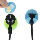 2Pcs Practical gum hooks plug hooks for household usage colors ran JR