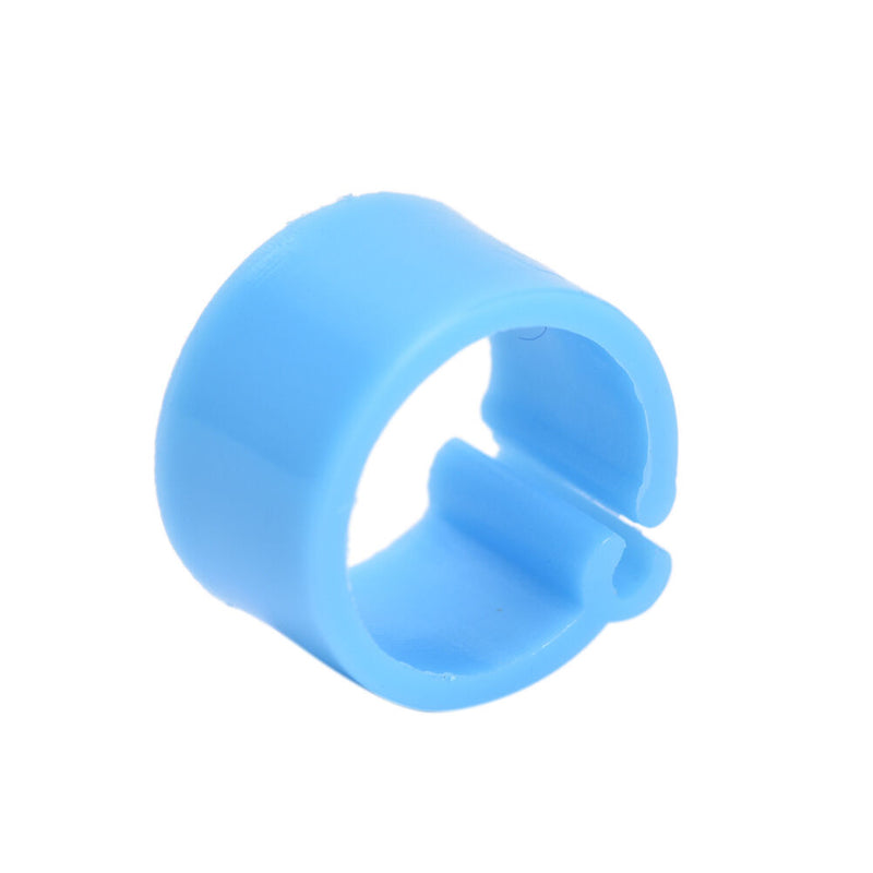 100x bird rings 8mm leg bands clip pigeon dove chicks duck bantam poultry  JR