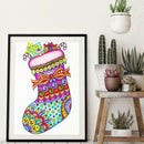 5D DIY Special Shaped Diamond Painting Socks Cross Stitch Mosaic Craft Kits