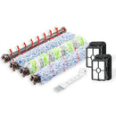 1 Set Pet & Multi Surface & Wood Floor & Area Rug Brush Rolls and 2 Pack 18