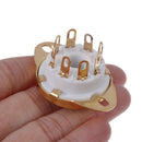 4Pcs 8 pin ceramic socket tube top vacuum octal value for KT88 6550 EL34 6 FT