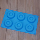 Silicone Donut Mould 6 Cavity Non-Stick Full-Sized Safe Baking Tray Maker Pan ME
