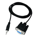 DB9 9 Pin VGA female cable ,DB 9 Female to TRS 3.5mm (1/8in) TRS Stereo Mal E1K3