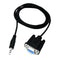 DB9 9 Pin VGA female cable ,DB 9 Female to TRS 3.5mm (1/8in) TRS Stereo Mal E1K3