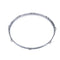 Heavy Duty 13 Inch 8 Lug Snare Drum Hoop Rim Batter Hoop 1.2Mm (Pack of 2)