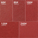 5 Inch Sanding Discs Pad Kit, 100PCS 60-240 Grit Sandpaper Sand Buffering Pad