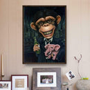 5D DIY Full Drill Diamond Painting Monkey Animal Cross Stitch Embroidery