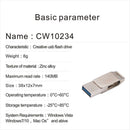 2 In 1 Type-C Usb 3.0 64Gb Capacity U Disk Memory Stick Pen Drive Usb3.0 Pe C3Q9