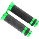 Pair Motorcycle ATV Dirt Bike Handle Bar Hand End Grips Green 135x42x42mm