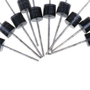 10Pcs 15a 45v High Efficiency Axial Rectifier Bypass Blocking Diode 3C