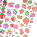 5 Sheets  Cartoon Fruits Scrapbooking Bubble Puffy Stickers Reward Kids Toys M&O