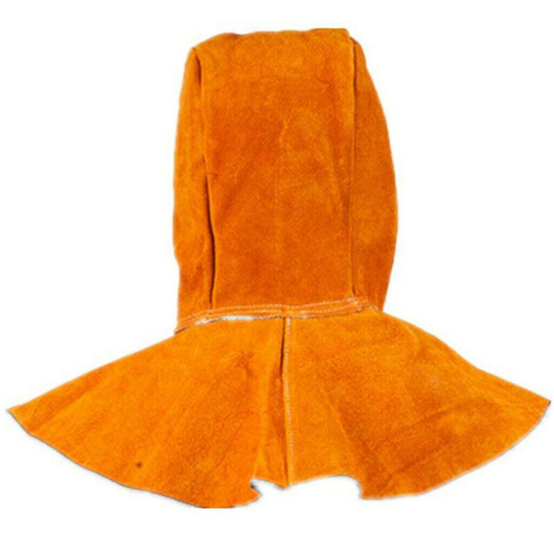 Welding Shawl Cap Head Neck Protection Hood Cowhide Leather Welding Hood